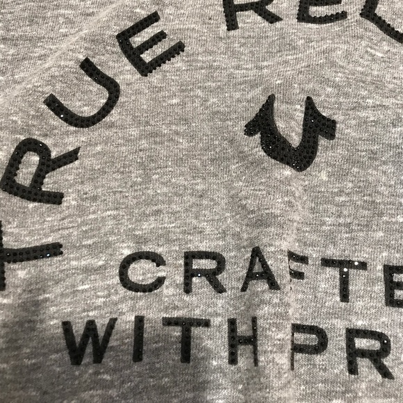 True Religion Grey crewneck logo sweatshirt - Picture 6 of 7